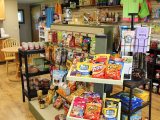 Food available inside the camp store at Oak Park Kampground